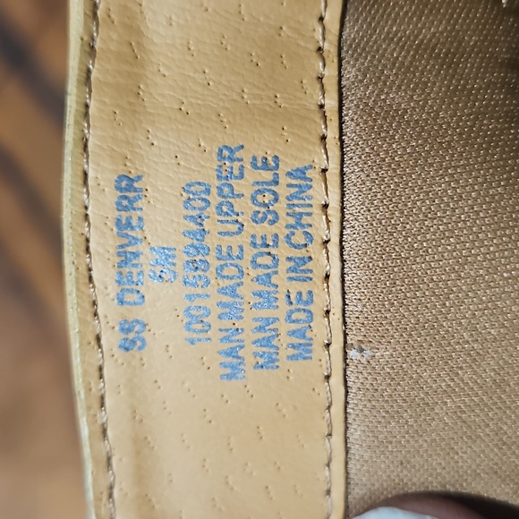 Sun & Stone Tan Leather Ankle Boots. Sz 5m. Nwt - Picture 6 of 6